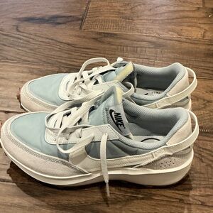 Nike Sky Blue and White Athletic Shoes